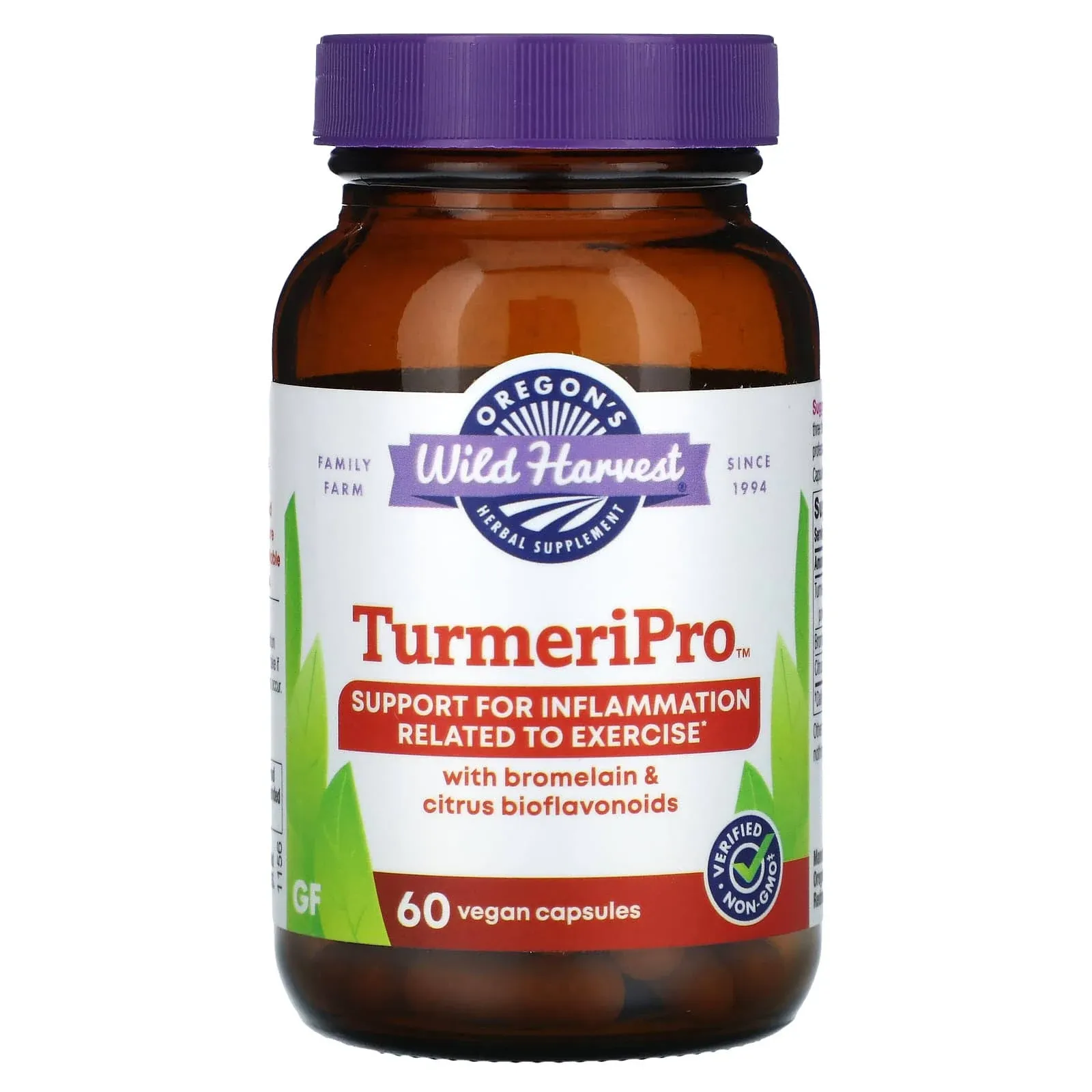 Oregon's Wild Harvest - TurmeriPro - 60 Vegetarian Capsules