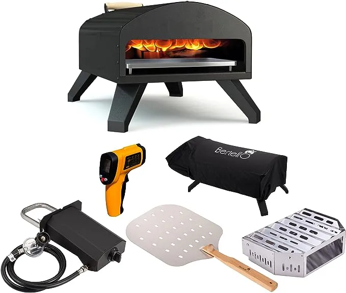 Bertello 12" SimulFIRE Pizza Oven - Everything Bundle