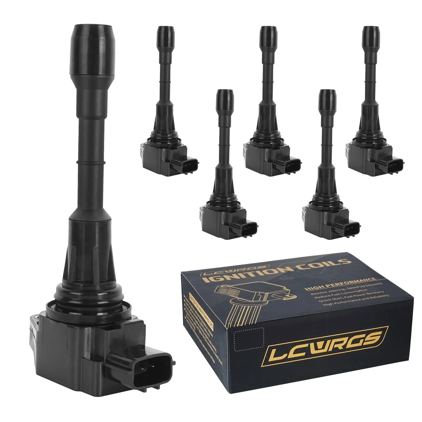 LCWRGS Set of 6 Ignition Coil Fits for 3 5L V6 Nissan Altima Maxima Murano ...