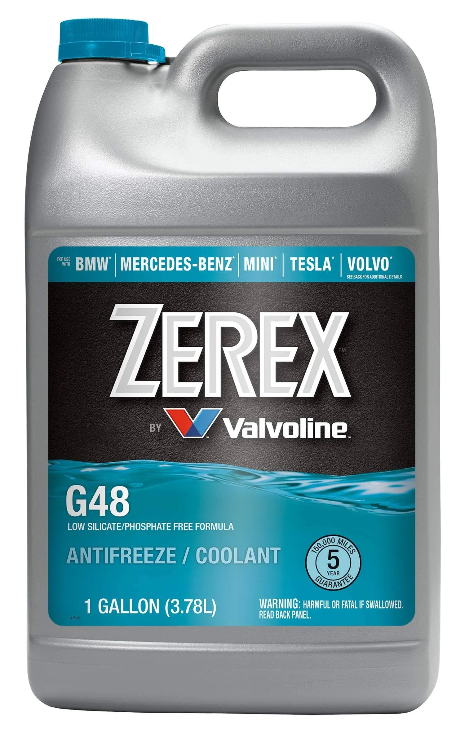 Zerex G48 Low Silicate/Phosphate Free 50/50 Prediluted Ready-to-Use Antifreeze/