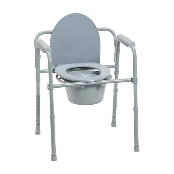 Steel Folding Bedside Commode