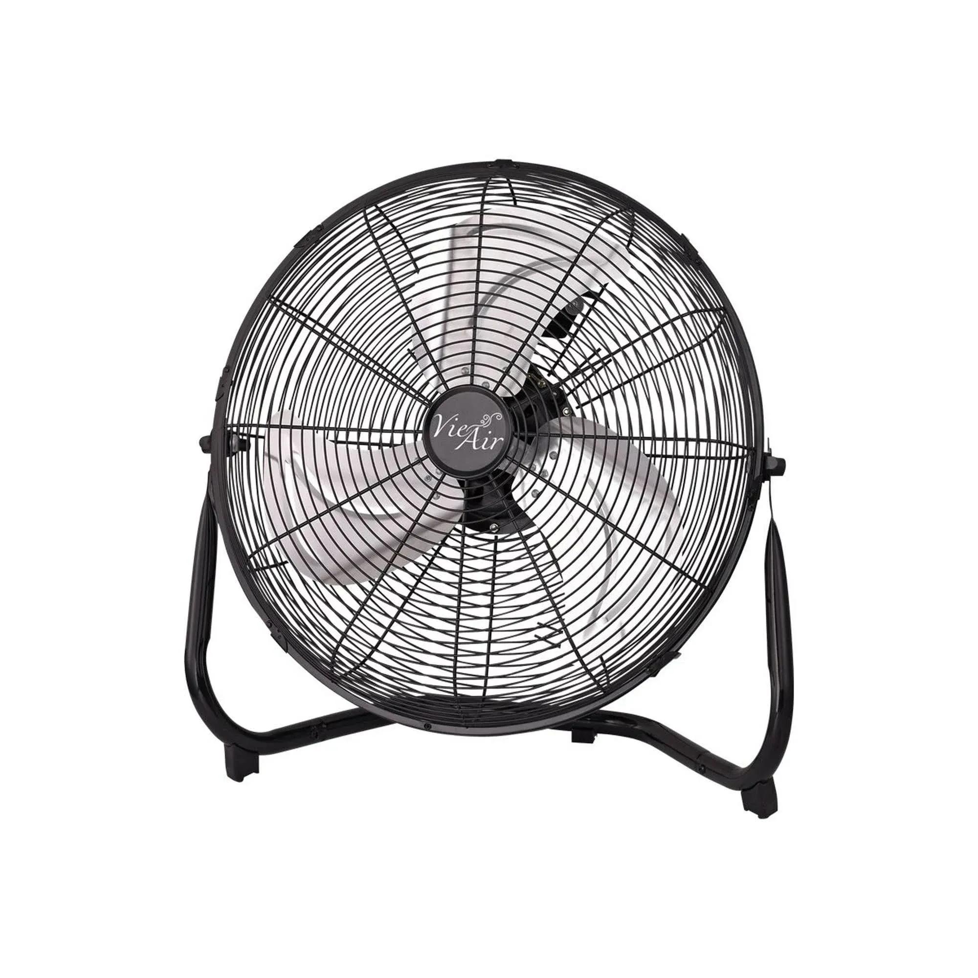 Vie Air 14 inch Industrial High Velocity Heavy Duty Metal Floor Fan with 3 Speed