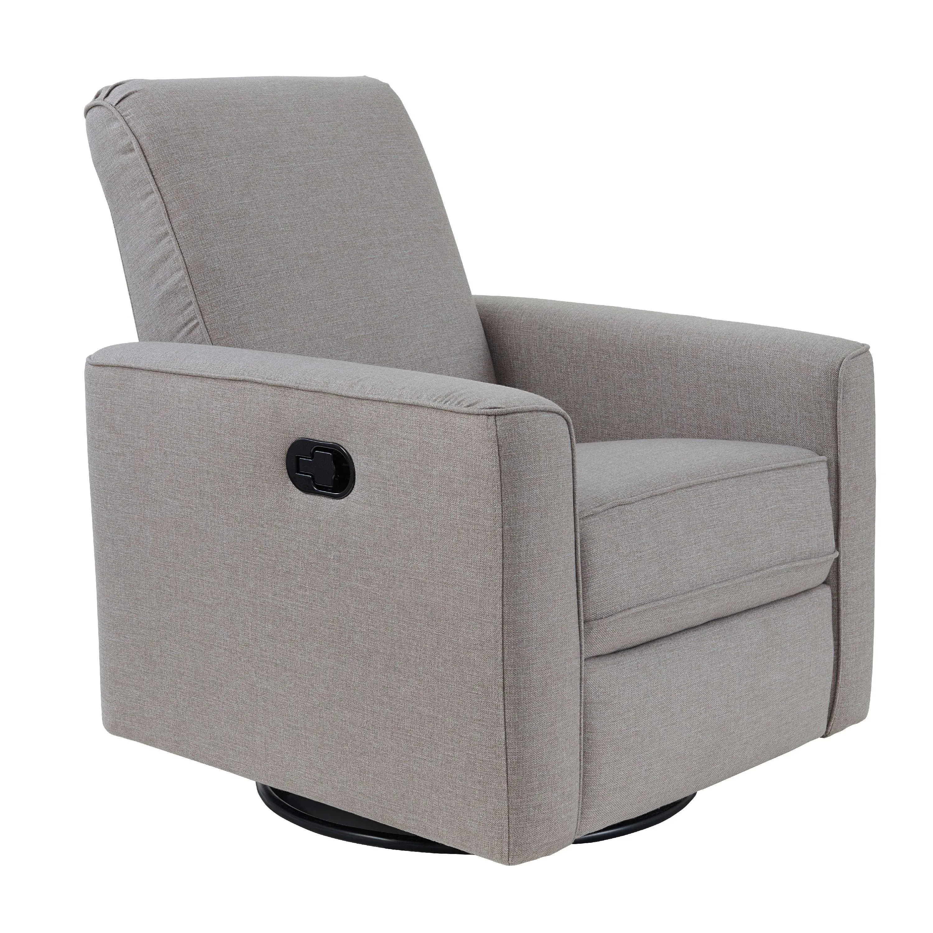 Westwood Design Aspen Fabric Swivel Glider and Recliner in Sandwash Gray - Transitional - Recliner Chairs - by Homesquare | Houzz