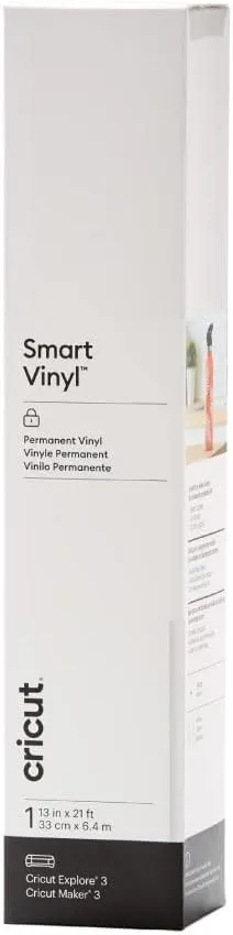 Cricut Vinilo Permanente Inteligente (13in x 3ft, Hierba) para Explorar y Hacer 3 - Corte sin Tapete para Cortes Largos de hasta 12 Pies