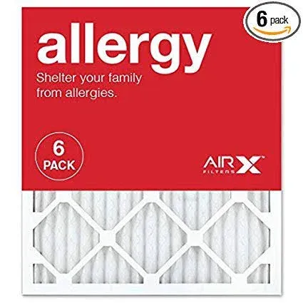 AIRx Filters Allergy MERV 11 AC Furnace Pleated Air Filter Replacement Box of...