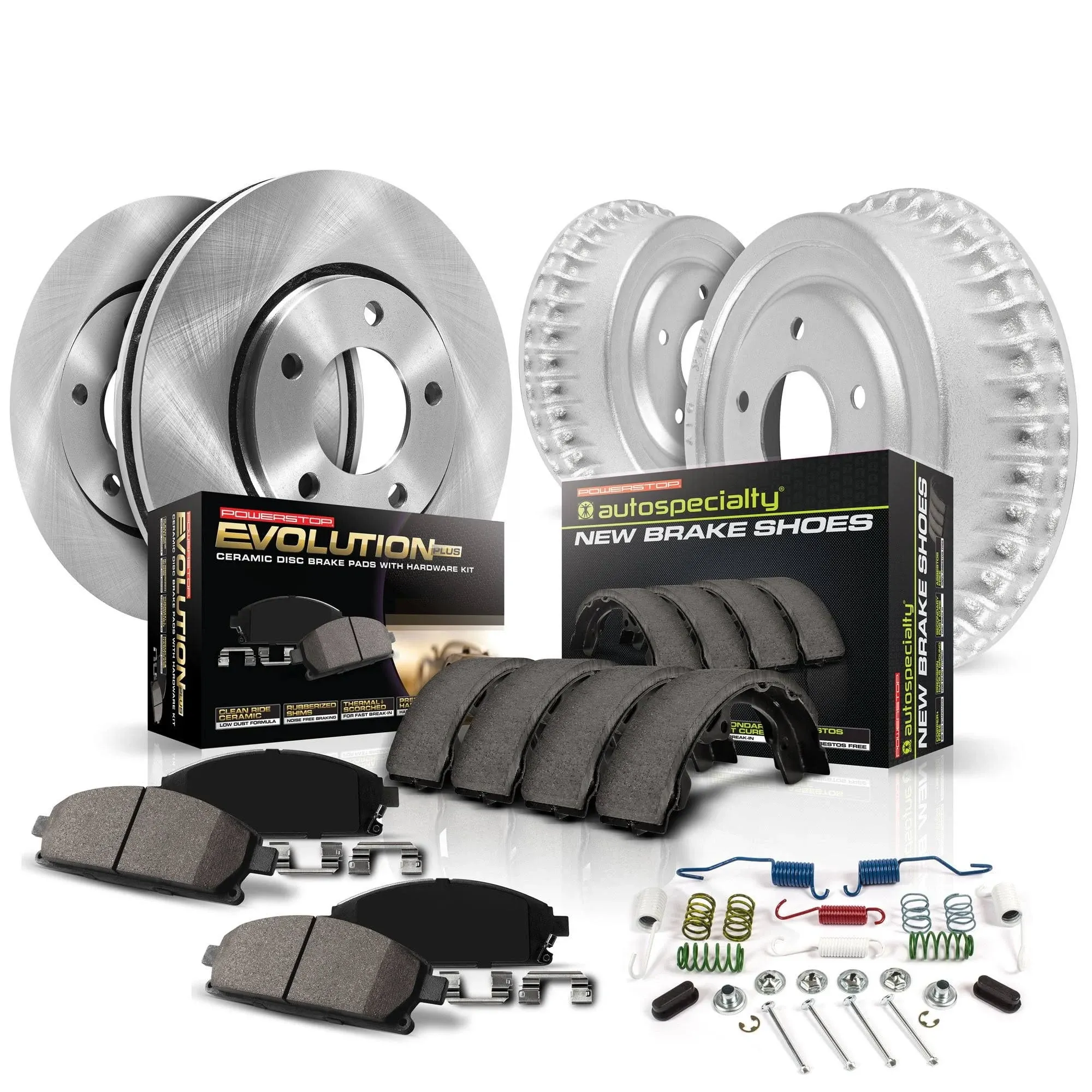 Power Stop KOE15228DK - Front and Rear Z17 Autospecialty Brake Kit