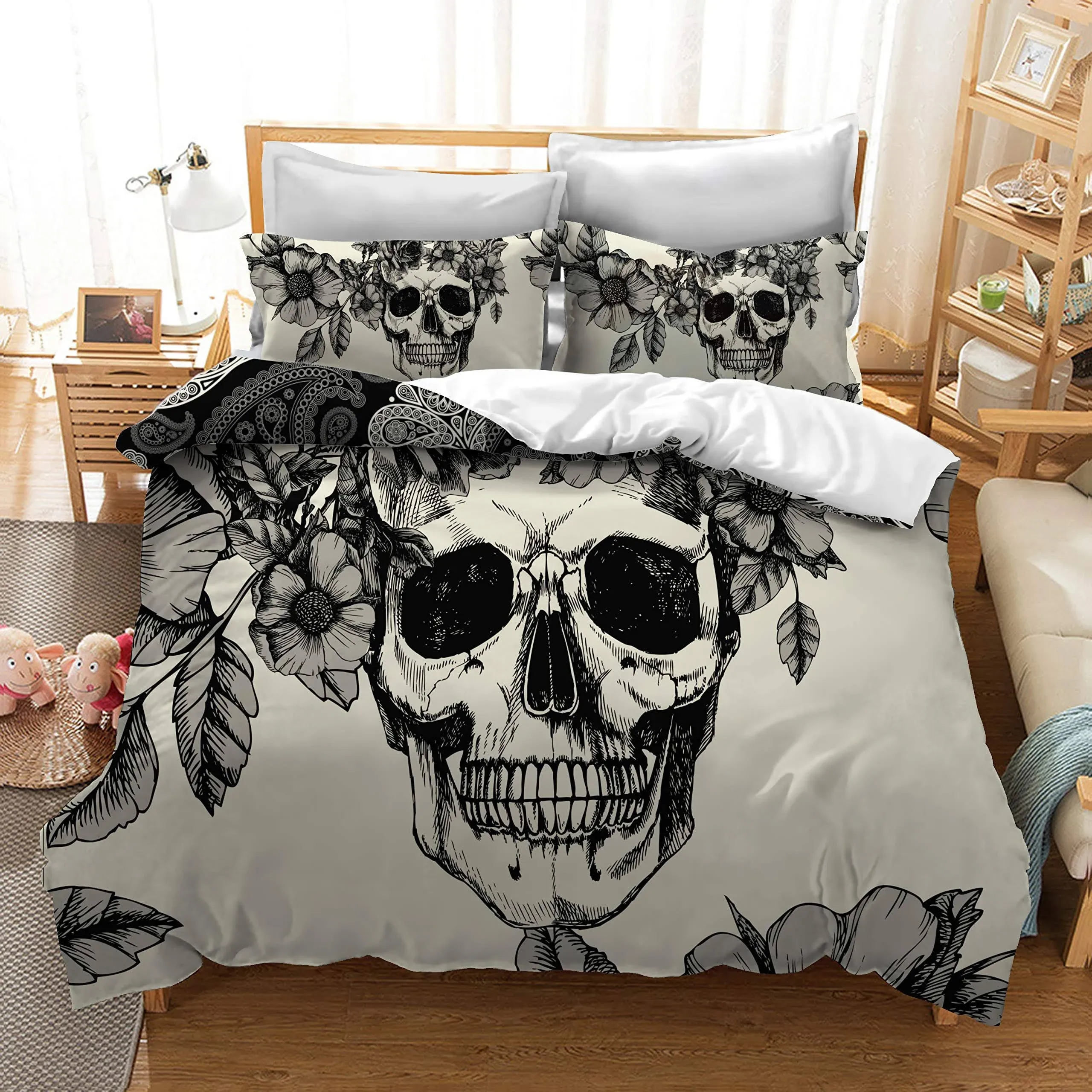 Mrbaby Death Skull Bedding Sets