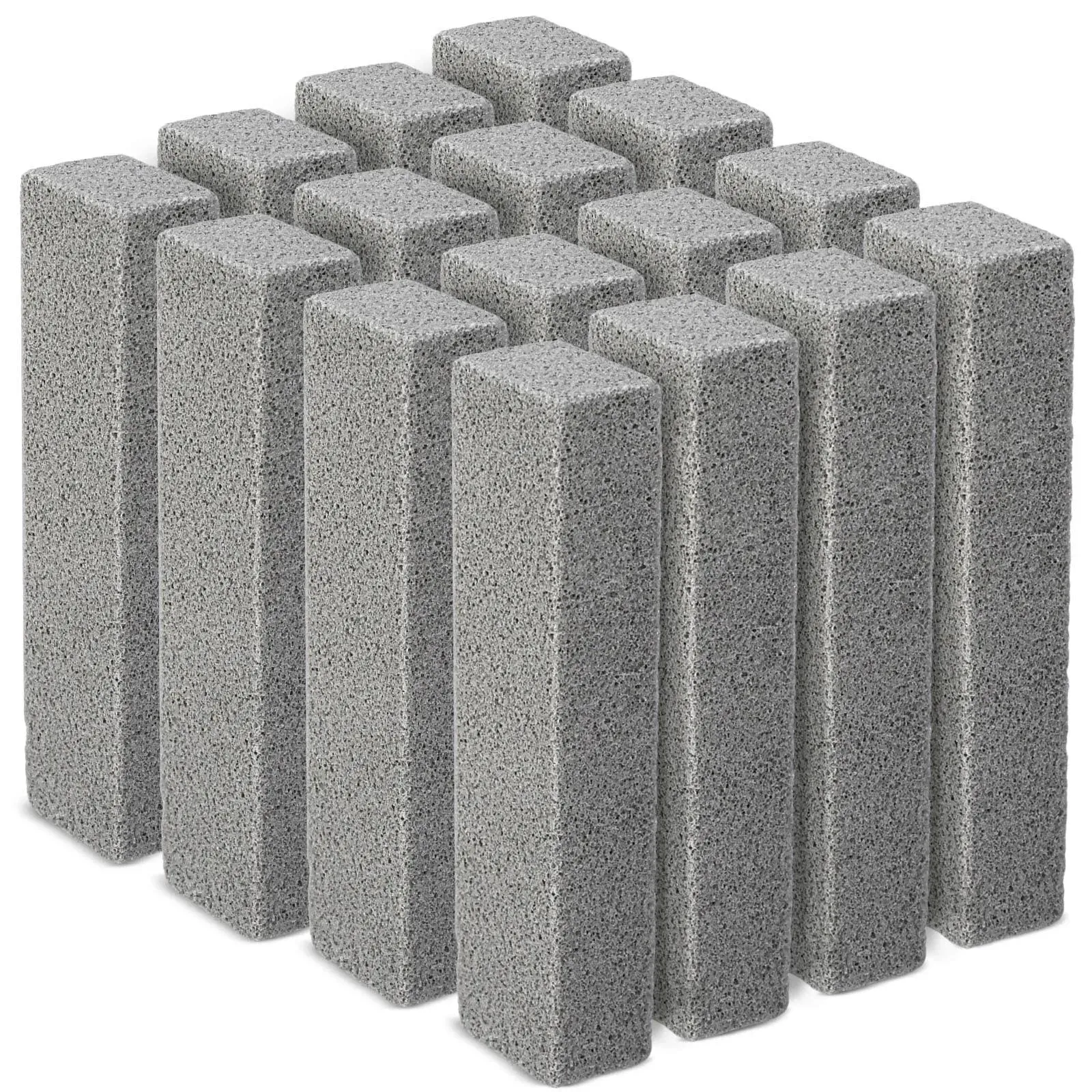 4 Pack Pumice Stone for Toilet Cleaning with Extra Long Handle, Pumice Scouring 