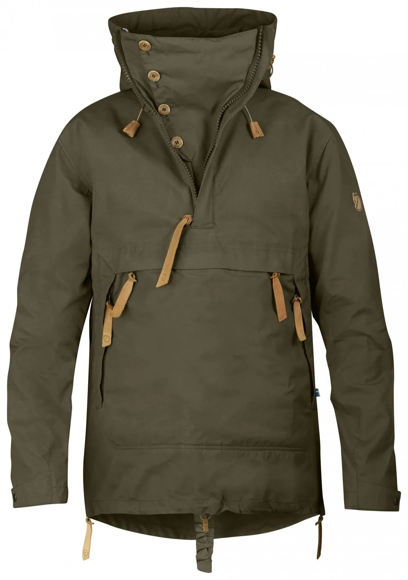 Fjallraven Anorak No. 8 Men&#039;s Jacket, Dark Olive, Small