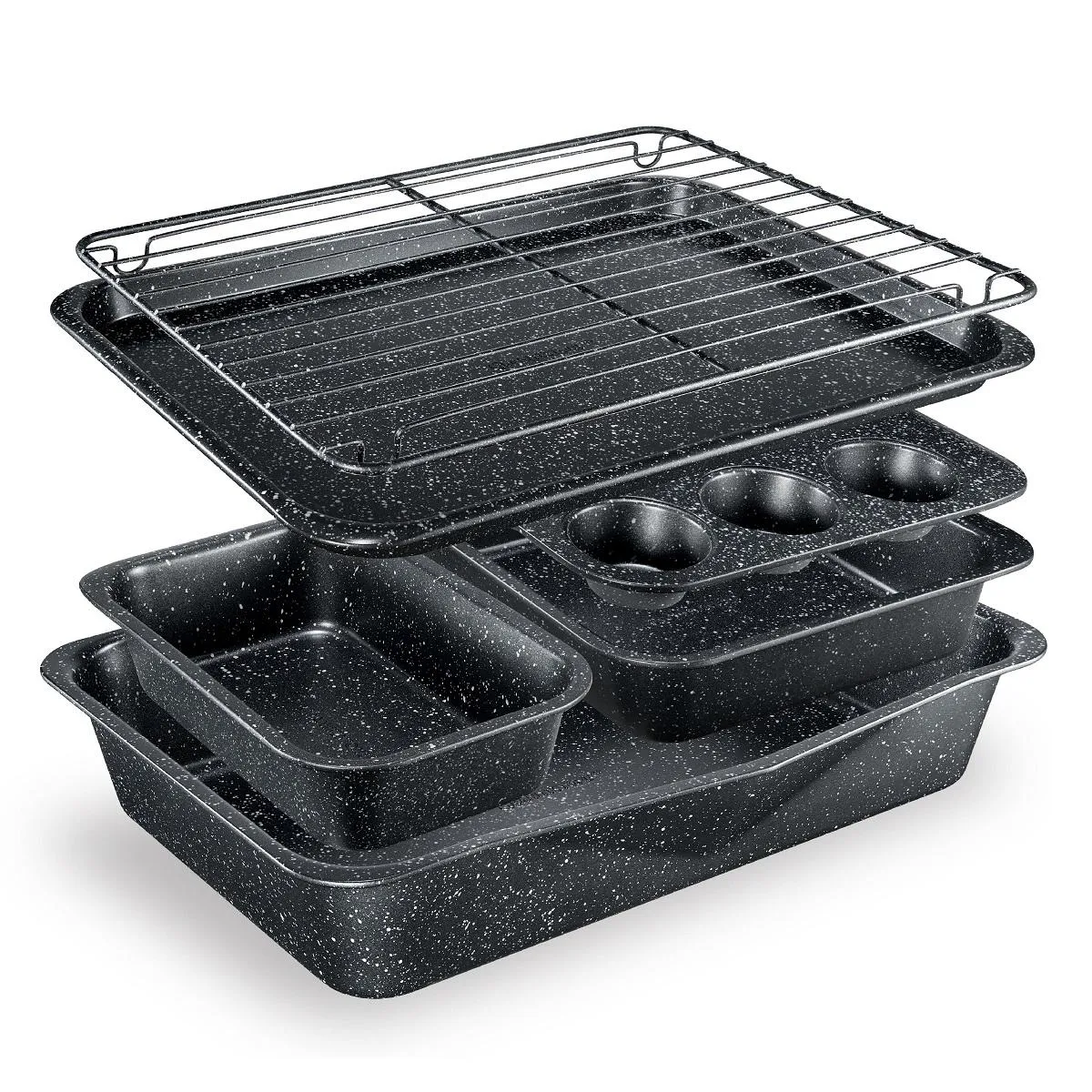 Granitestone 6 Piece Nonstick Stackable Bakeware Set