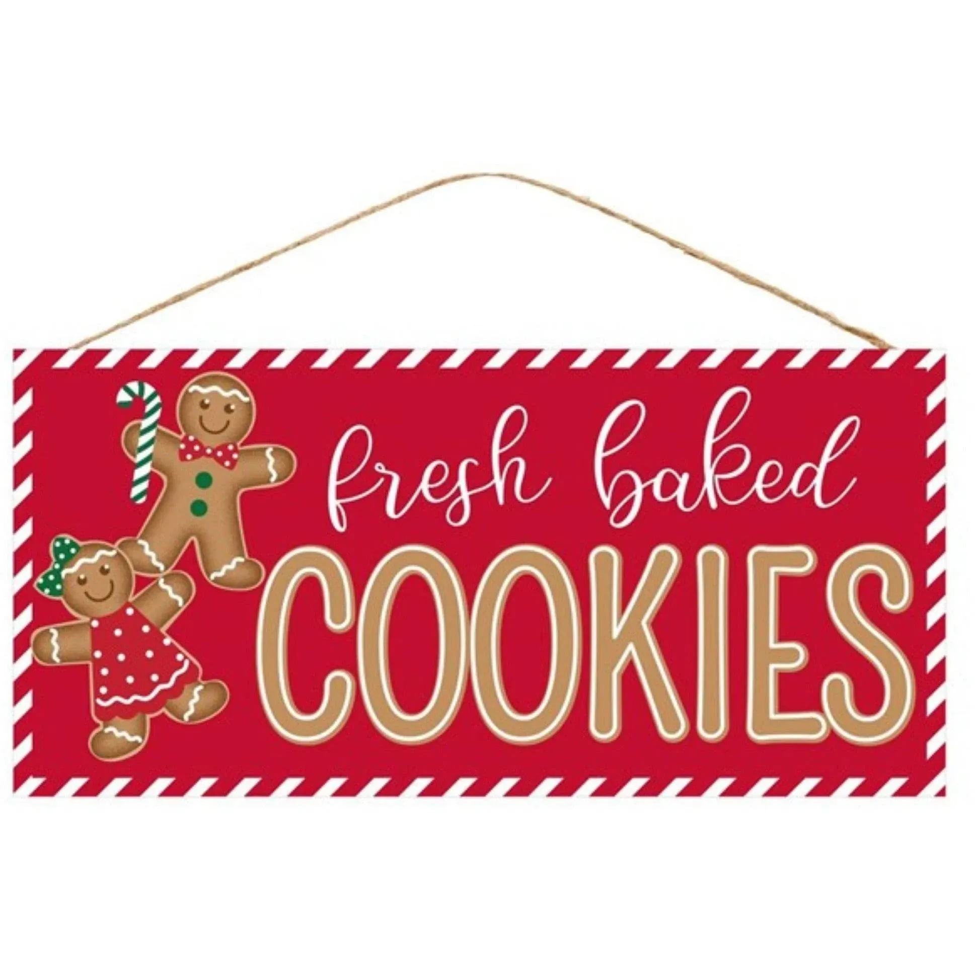 12" Wooden Sign: Fresh Baked Cookies