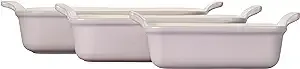 Le Creuset Heritage 3 Piece Rectangular Baking Dish Set