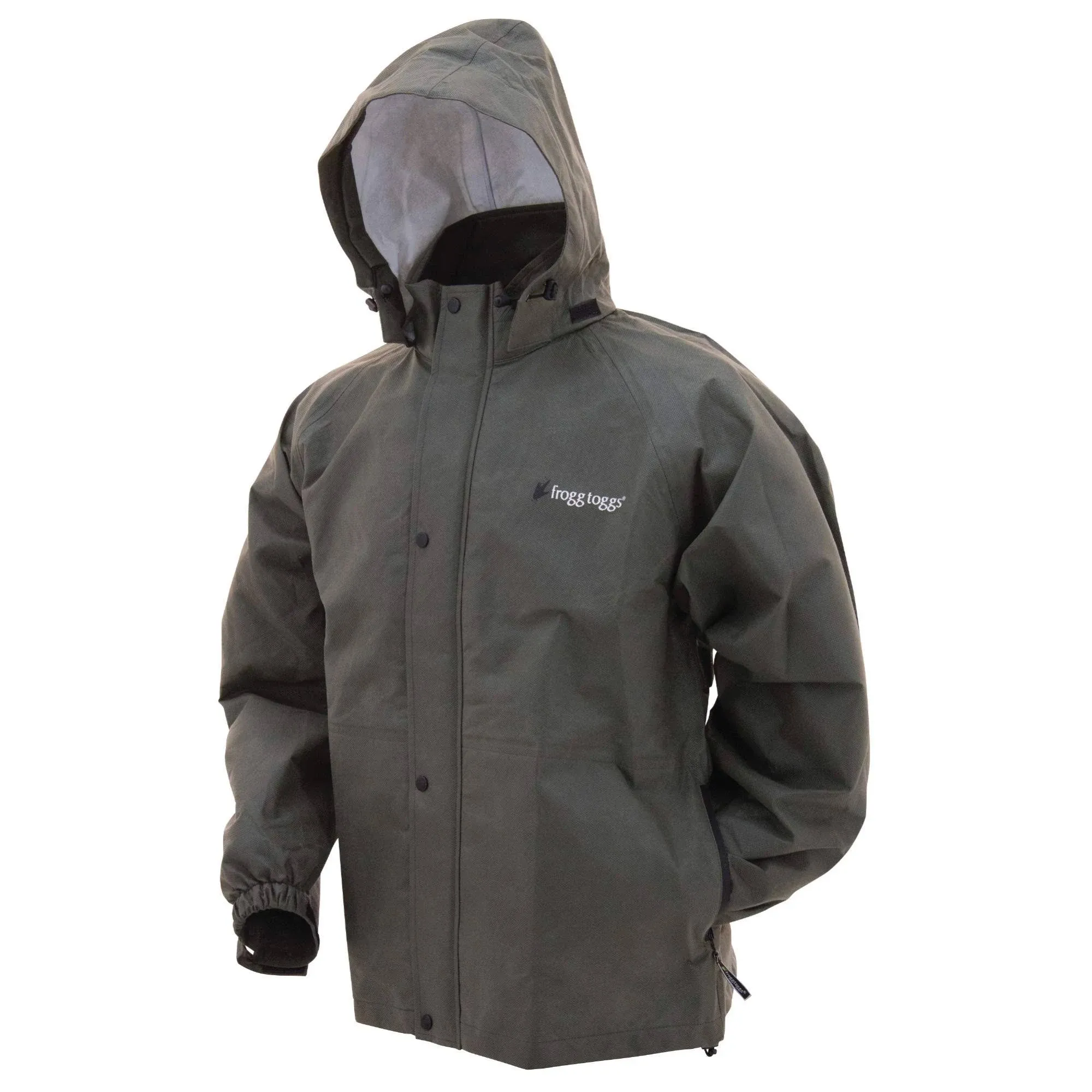 Men's Frogg Toggs Signature Bull Frogg Rain Jacket Small Stone