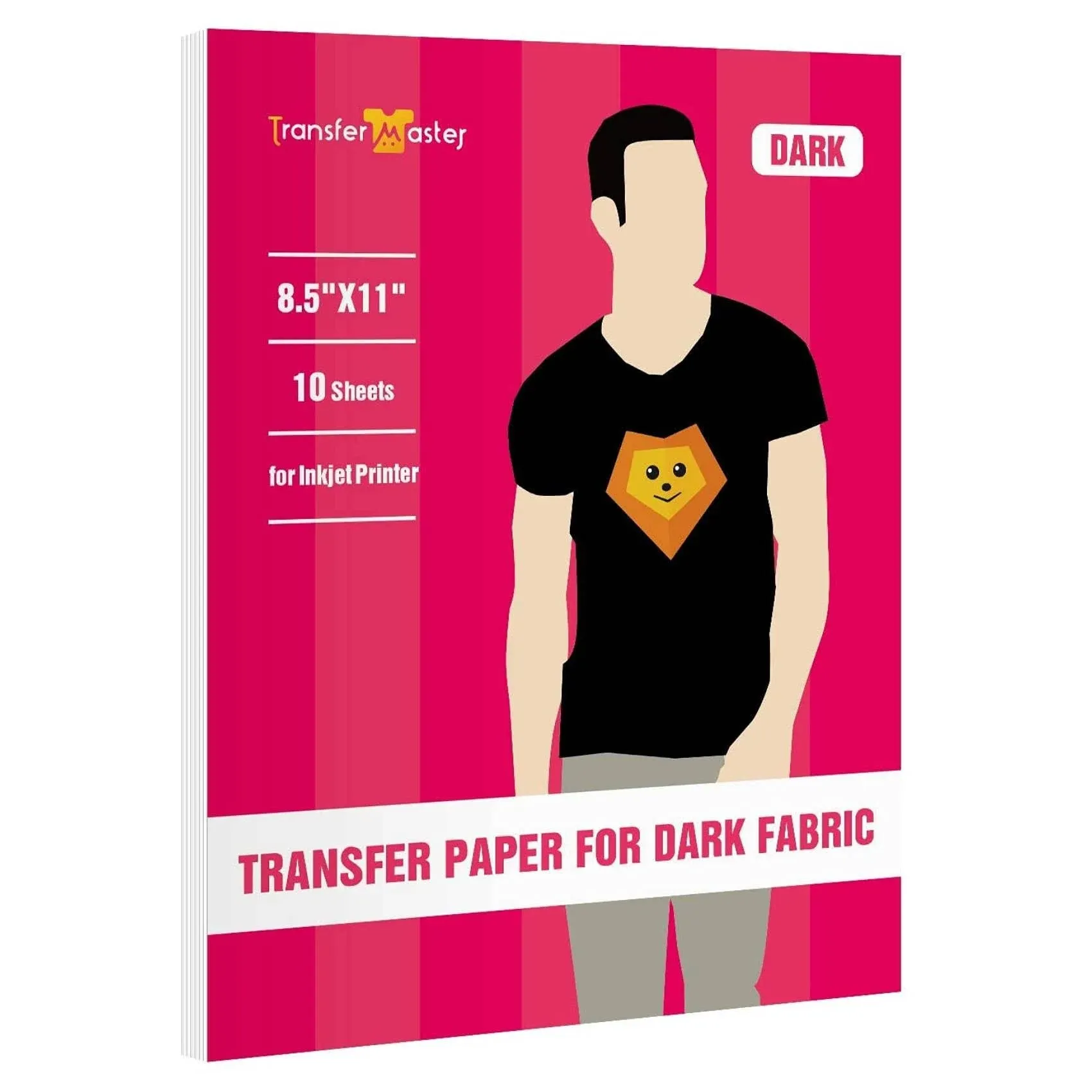 20 Sheets Premium Printable Heat Transfer Paper DARK for Inkjet + Laser + Cricut  | eBay