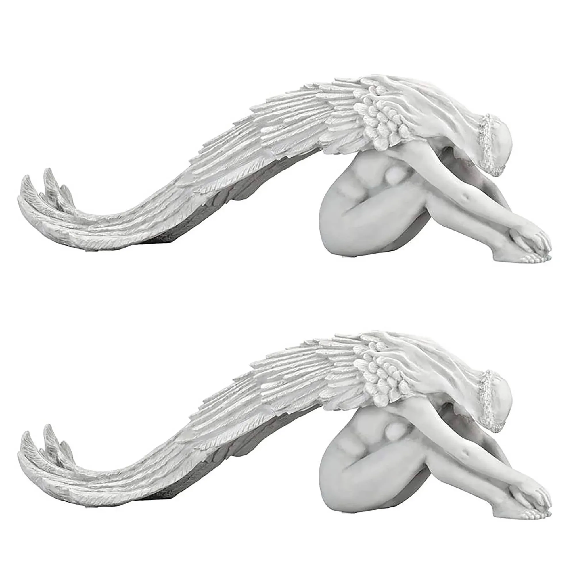 Design Toscano Extended Grace Angel Statue (Set of 2)