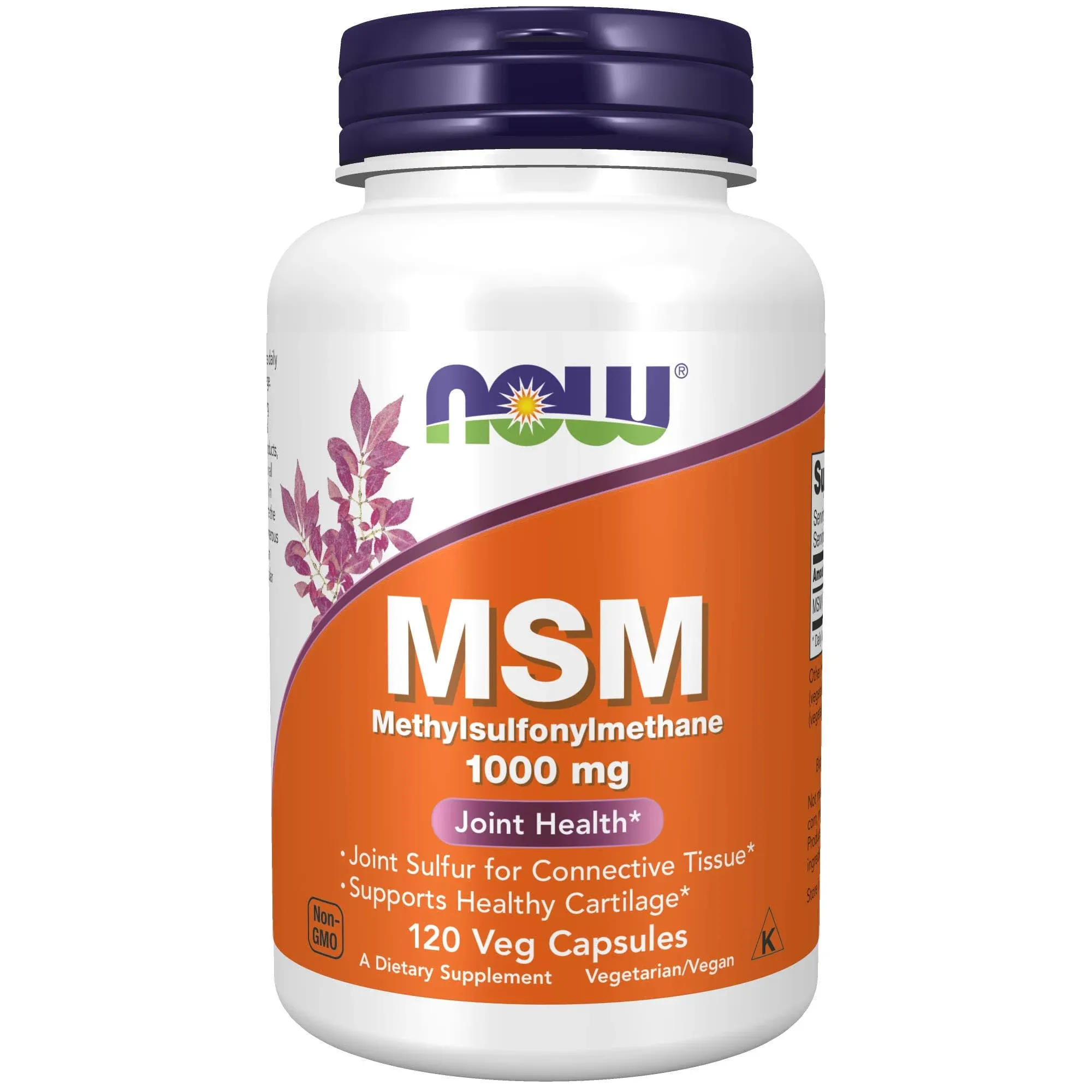 Now Foods MSM 1000 mg - 120 Capsules