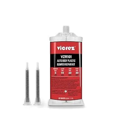 Vicrez vzr101-50 Auto Body Plastic Bumper Repair Kit 1.7 oz 50 ml