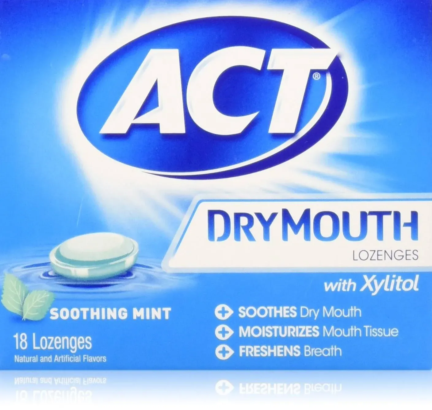 Act Lozenges, Soothing Mint, Dry Mouth,Value Size - 36 lozenges