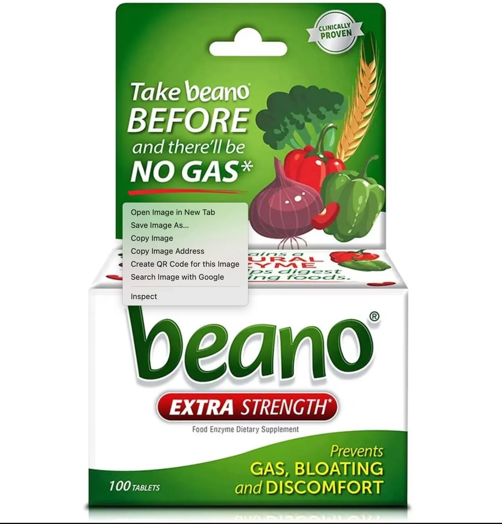 Beano Ultra 800 Gas Prevention Enzyme Supplement