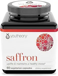 Youtheory Saffron Advanced with Rhodiola, 60 Count