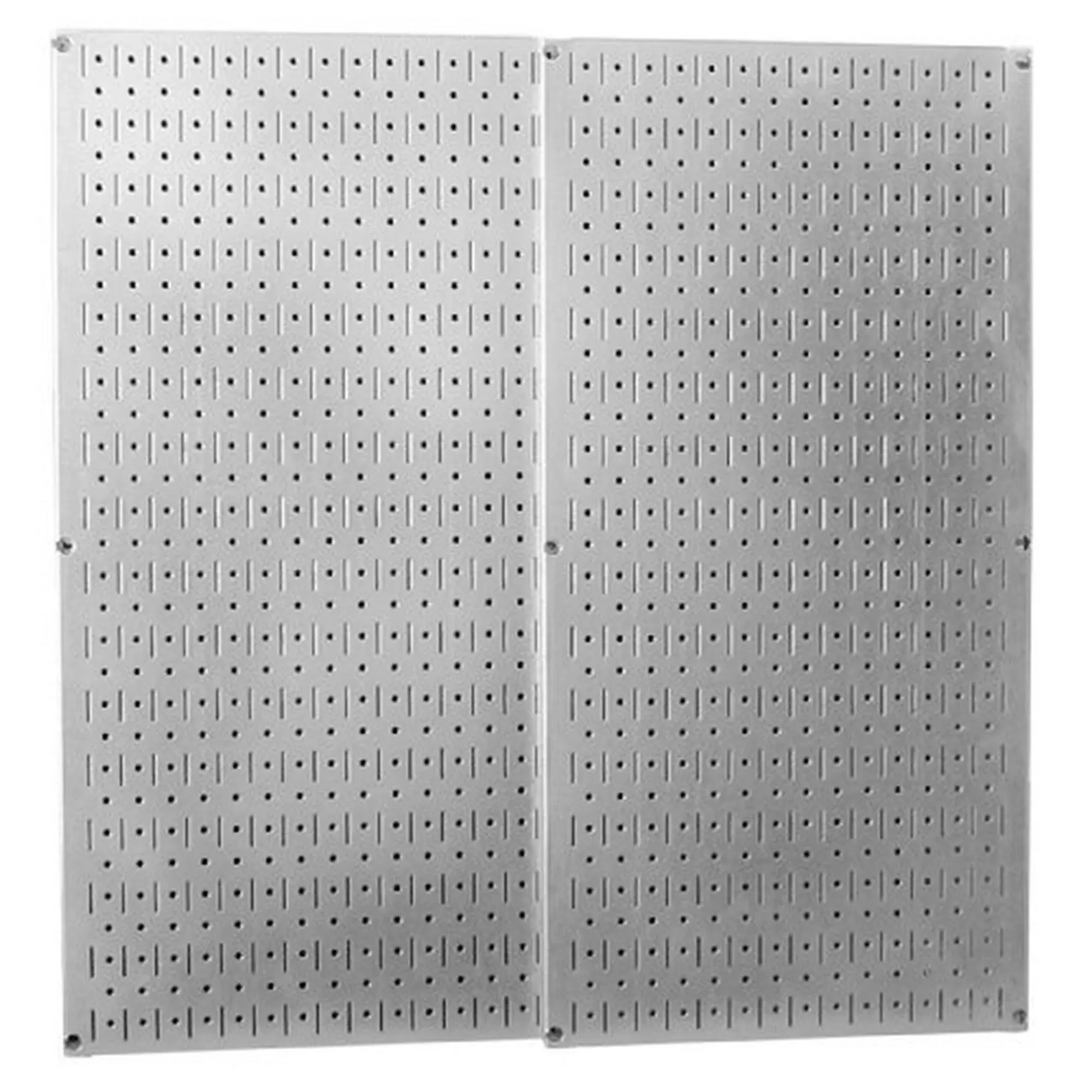 Wall Control 2-Piece Steel Pegboard in White (16-in W x 32-in H)