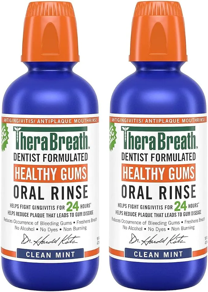 Healthy Gums Oral Rinse Clean Mint Flavor 16 fl oz 473 ml