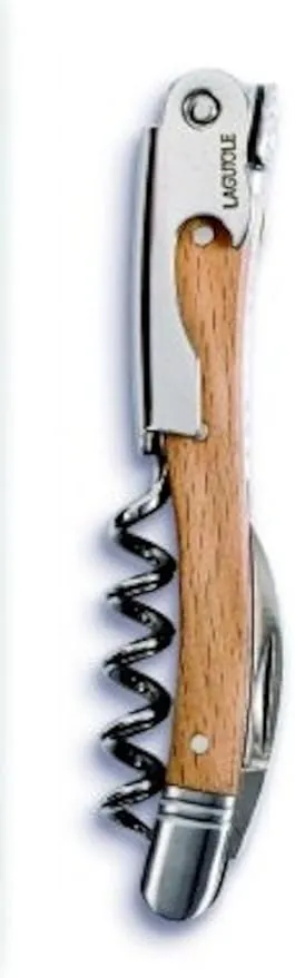 Laguiole Waiter Corkscrew, Beechwood Handle