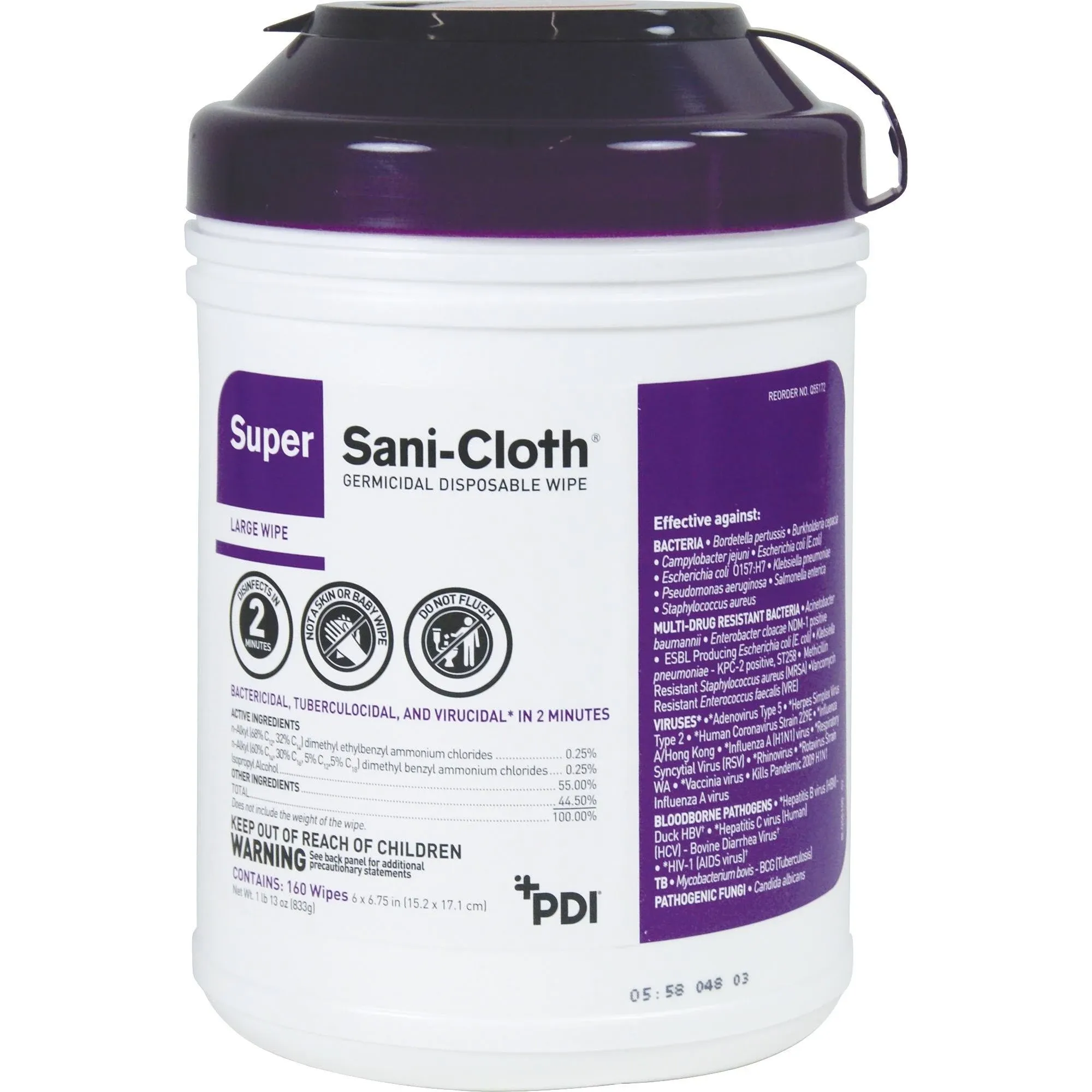 Super Sani-Cloth Germicidal Wipes