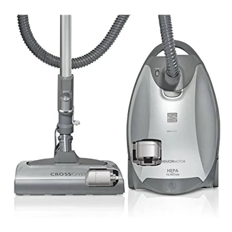 Kenmore Elite 21814 - Vacuum cleaner - canister - bag - silver/gray