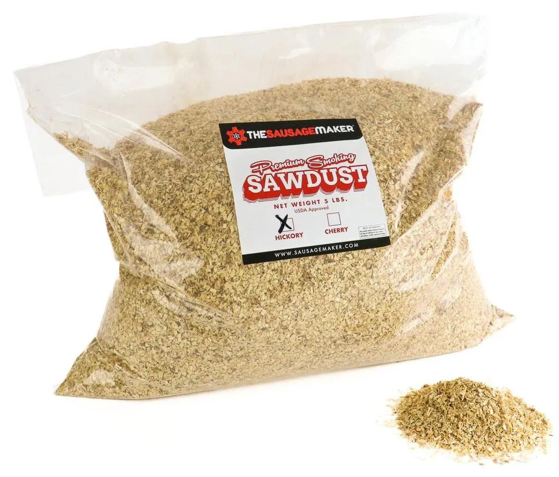 The Sausage Maker - Hickory Sawdust for Smokers, 5 lb. Bag