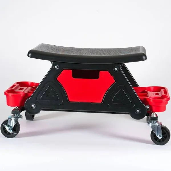 Creeper Detailing Seat Rolling Shop Stool w/Tool Storage Mechanic