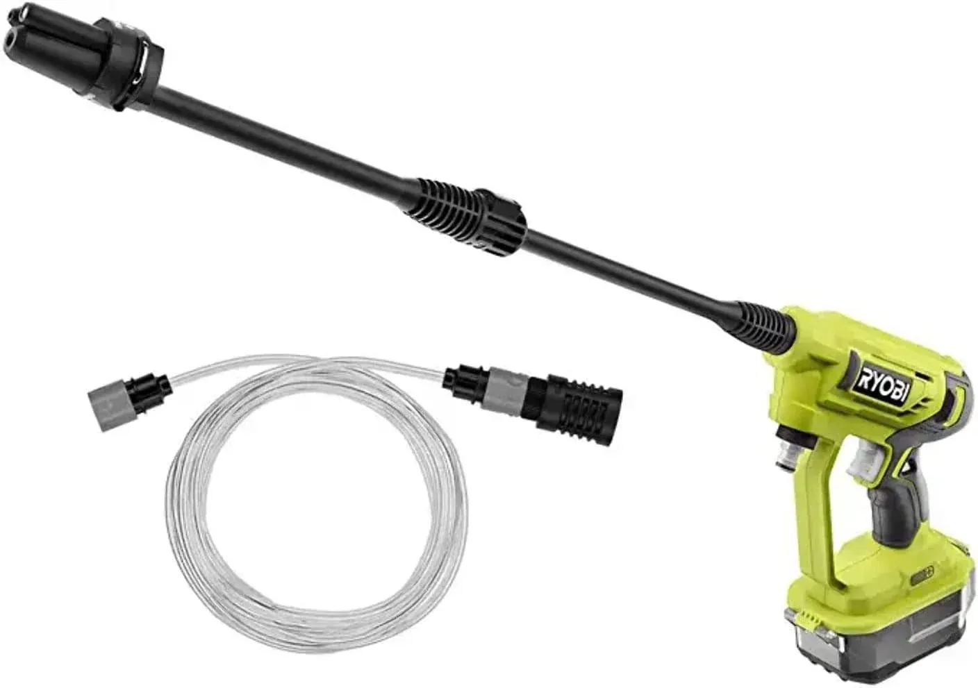 18V Cold Water Cordless Pressure Washer Power Cleaner Portable Detailing Hose