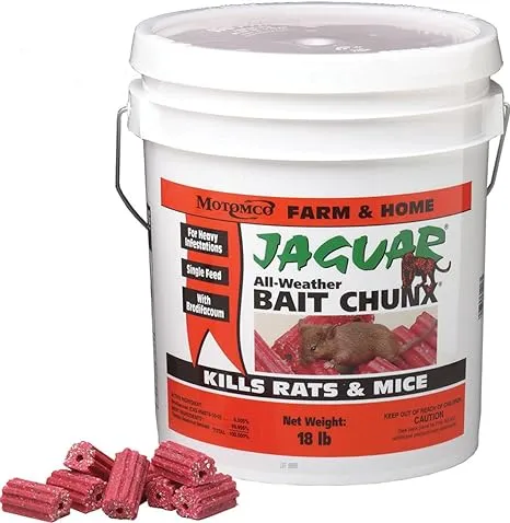 Jaguar All-Weather Bait Chunx Rat and Mouse Killer