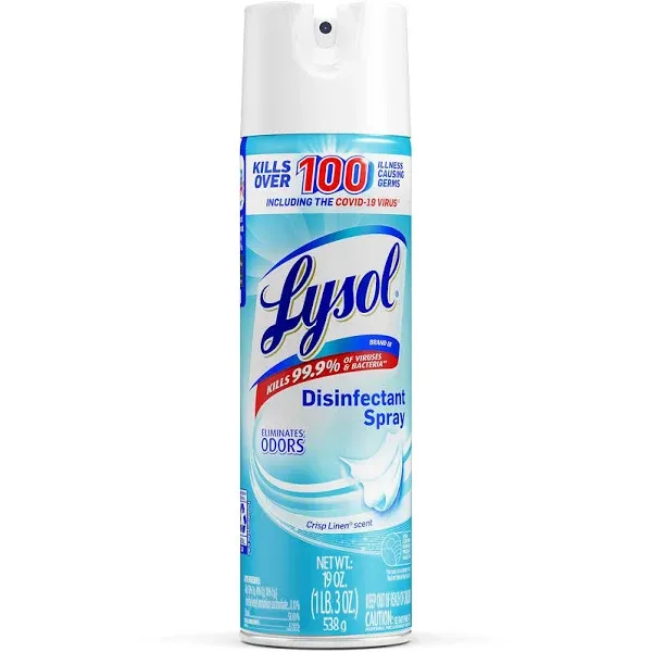 Lysol Disinfectant Spray - Crisp Linen Scent - 19 oz