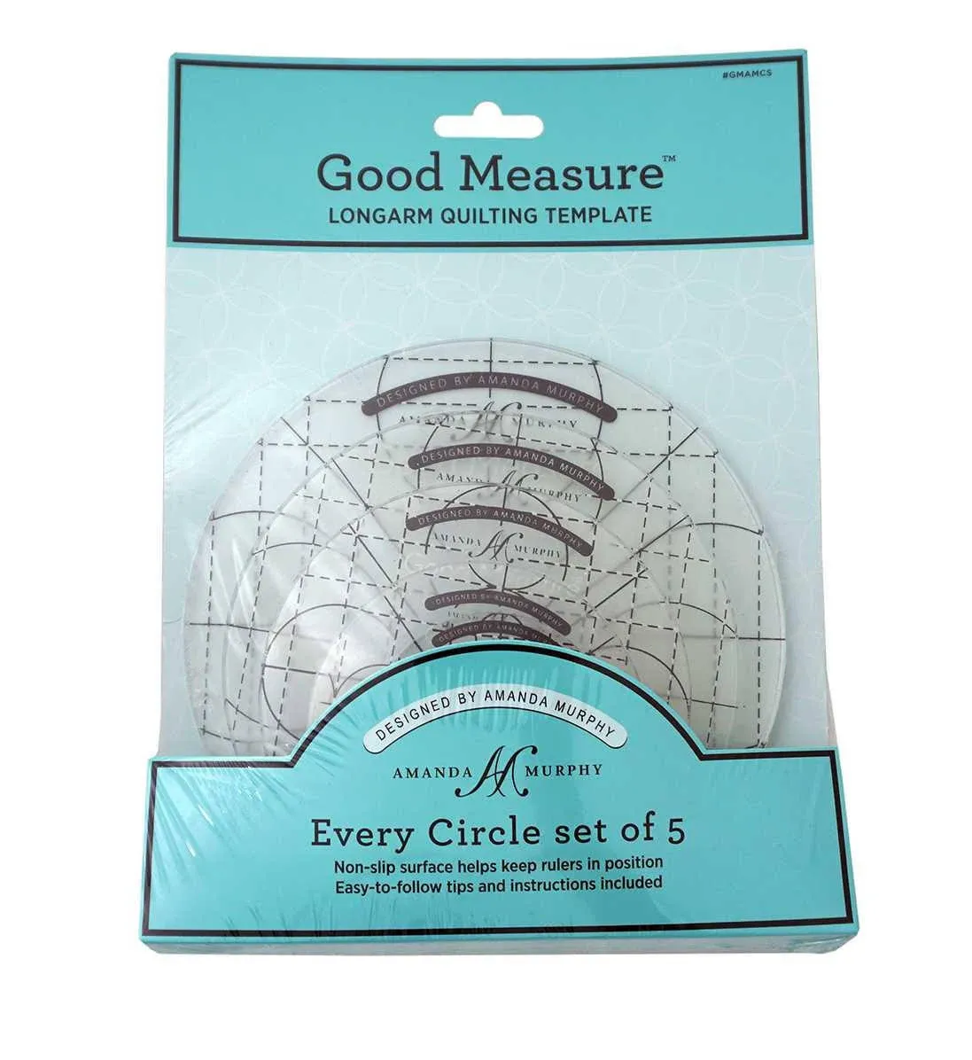 Good Measure Amanda Murphy 5pc Circle Set for Longarm Machines