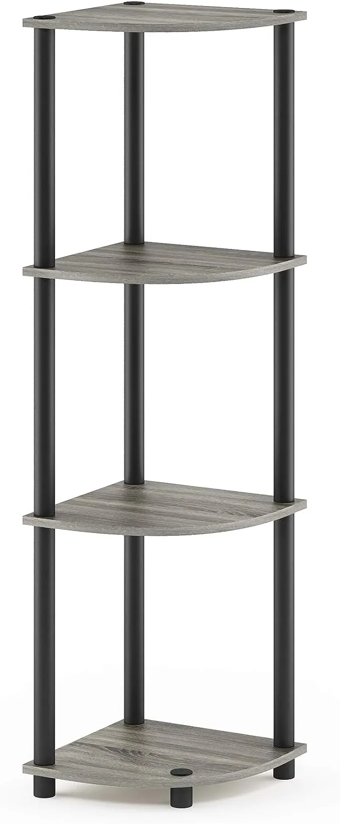 Multipurpose 4 Tier Corner Display Rack With Turn N Win Tube Design In French Oak Grey/Black From Ddmyfeb, $30.28 | DHgate.Com