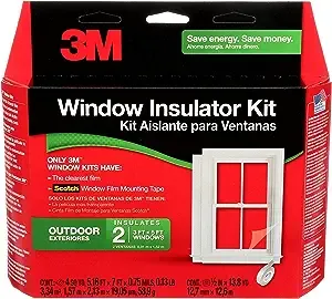 3M Indoor Window Insulation Kit, Insulator Kit for 5 - 3'x5' Windows