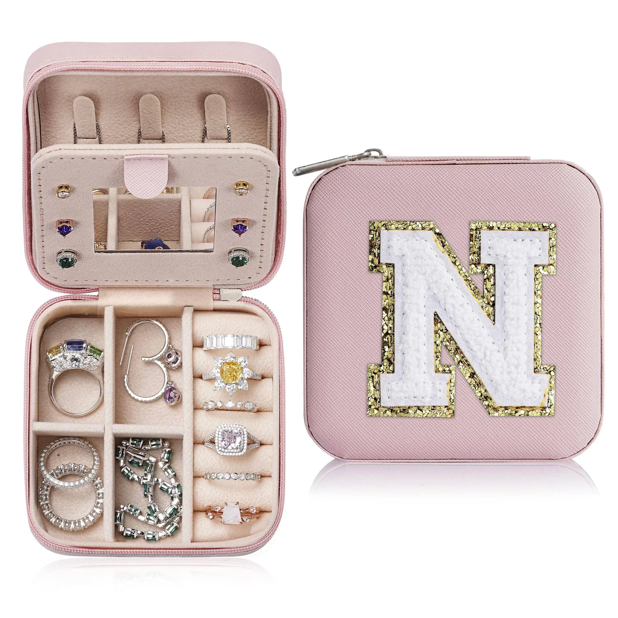 Parima Personalized Pink Jewelry Holder Organizer