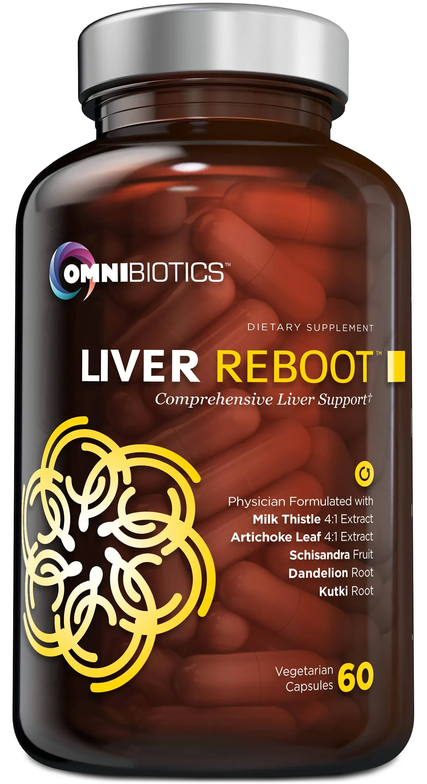 OmniBiotics Liver Detox Supplement Liver Cleanse Support | Milk Thistle Extract ...