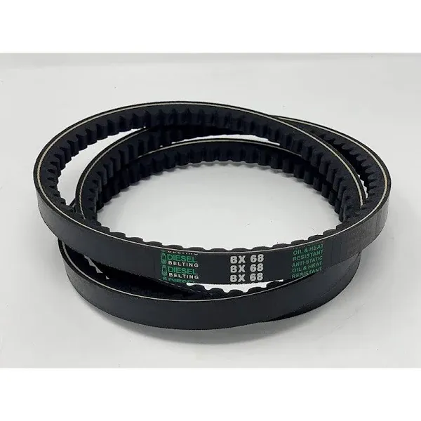 Dayton 6A132 Replacement V Belt BX68 Classic Cogged  21/32 x 71in Outside Circumference