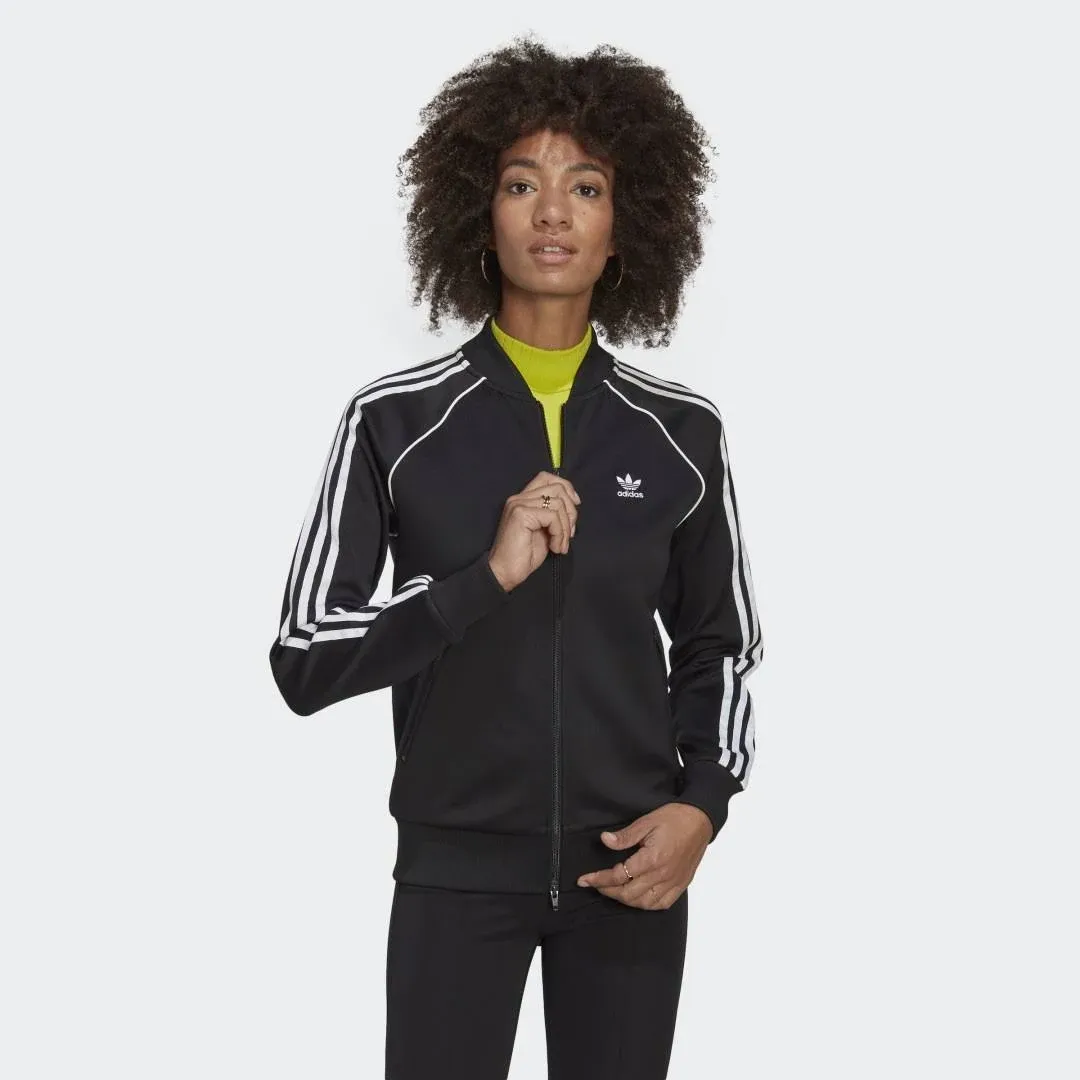 Adidas Women's Primeblue SST Track Jacket Black White / Xs