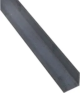 4060BC 2 in. x 36 in. Solid Angle 1/8 in. Thick Plain Steel Finish