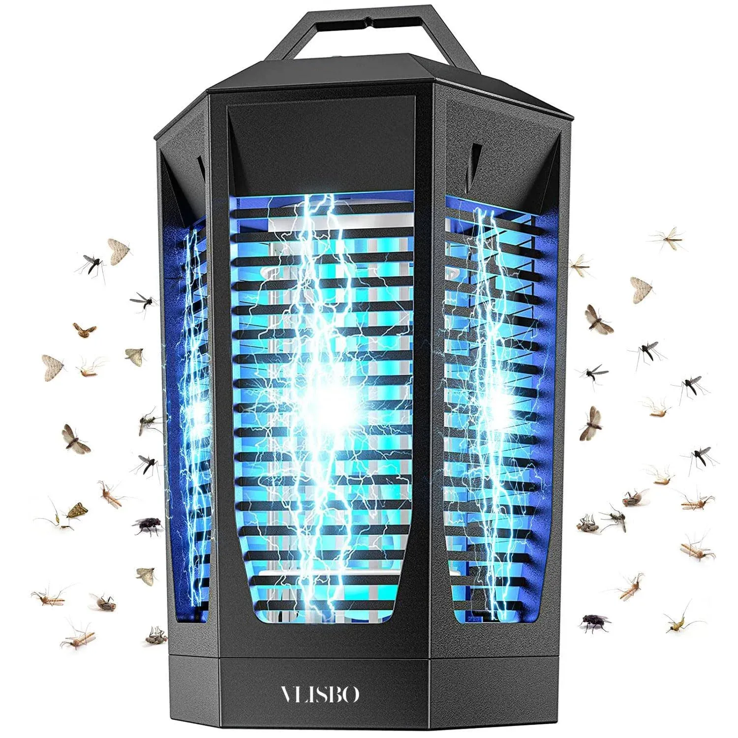 VLISBO Bug Zapper Indoor Outdoor Mosquito Zapper Fly Zapper Traps Mosquito Killer ...