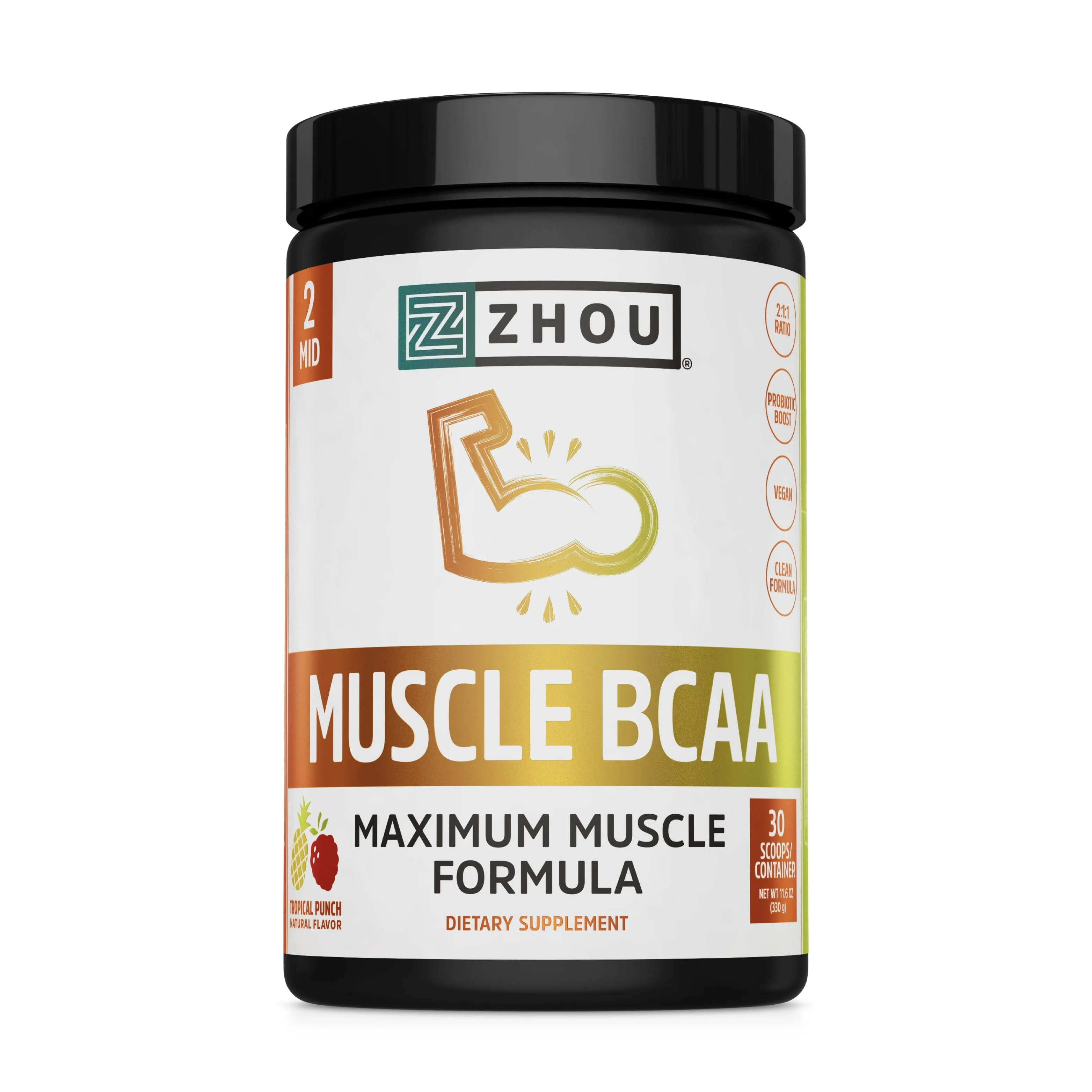 Zhou Muscle BCAA Tropical Punch