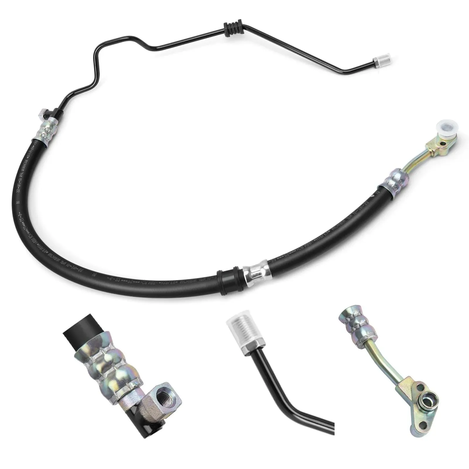 53713-SHJ-A01,<wbr/>Power Steering Pressure Hose Assembly Fit Honda Odyssey V6 3.5L...