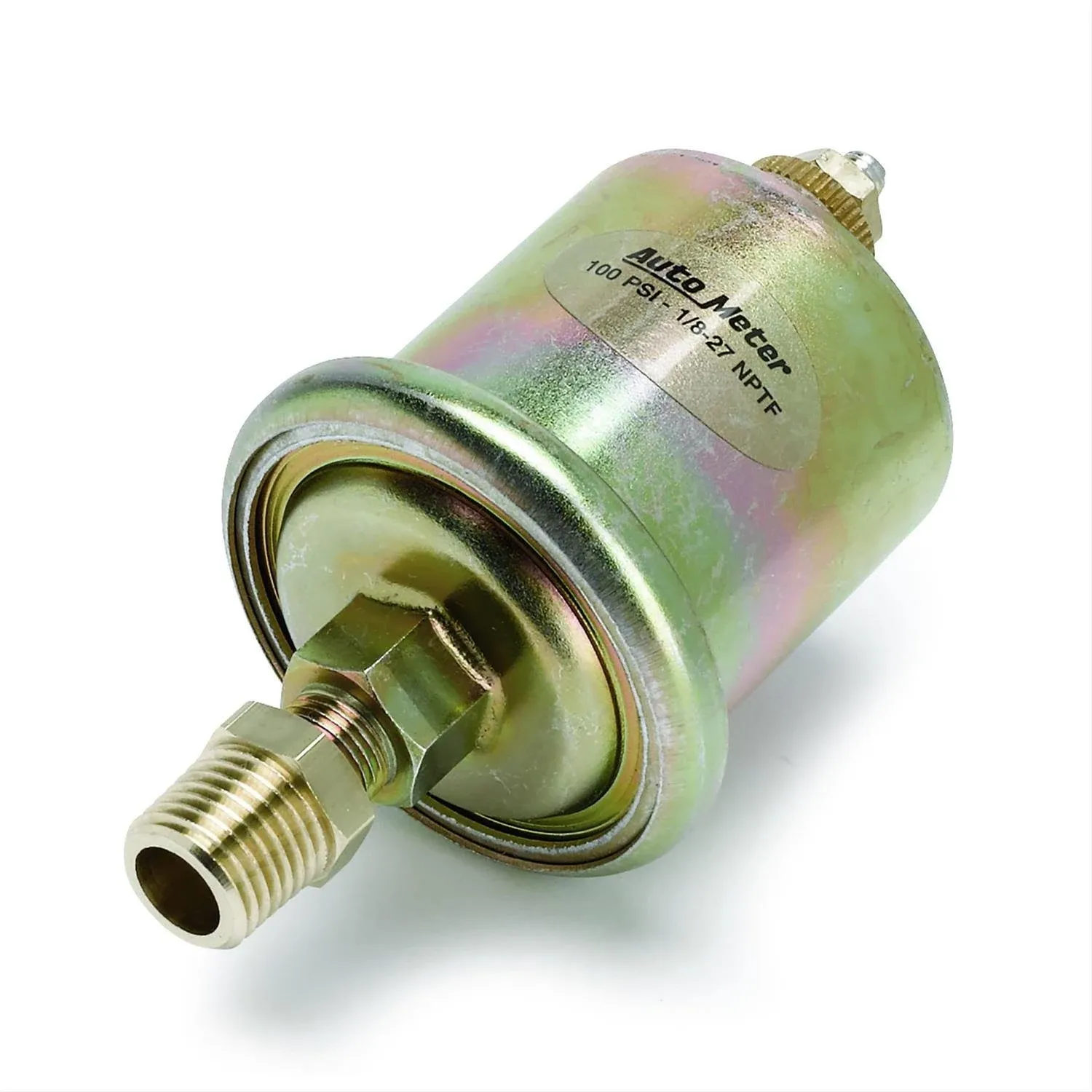 Autometer Sensor, Oil Pressure, 0-100Psi, 1/8" Npt Male, For Short Sweep Elec.