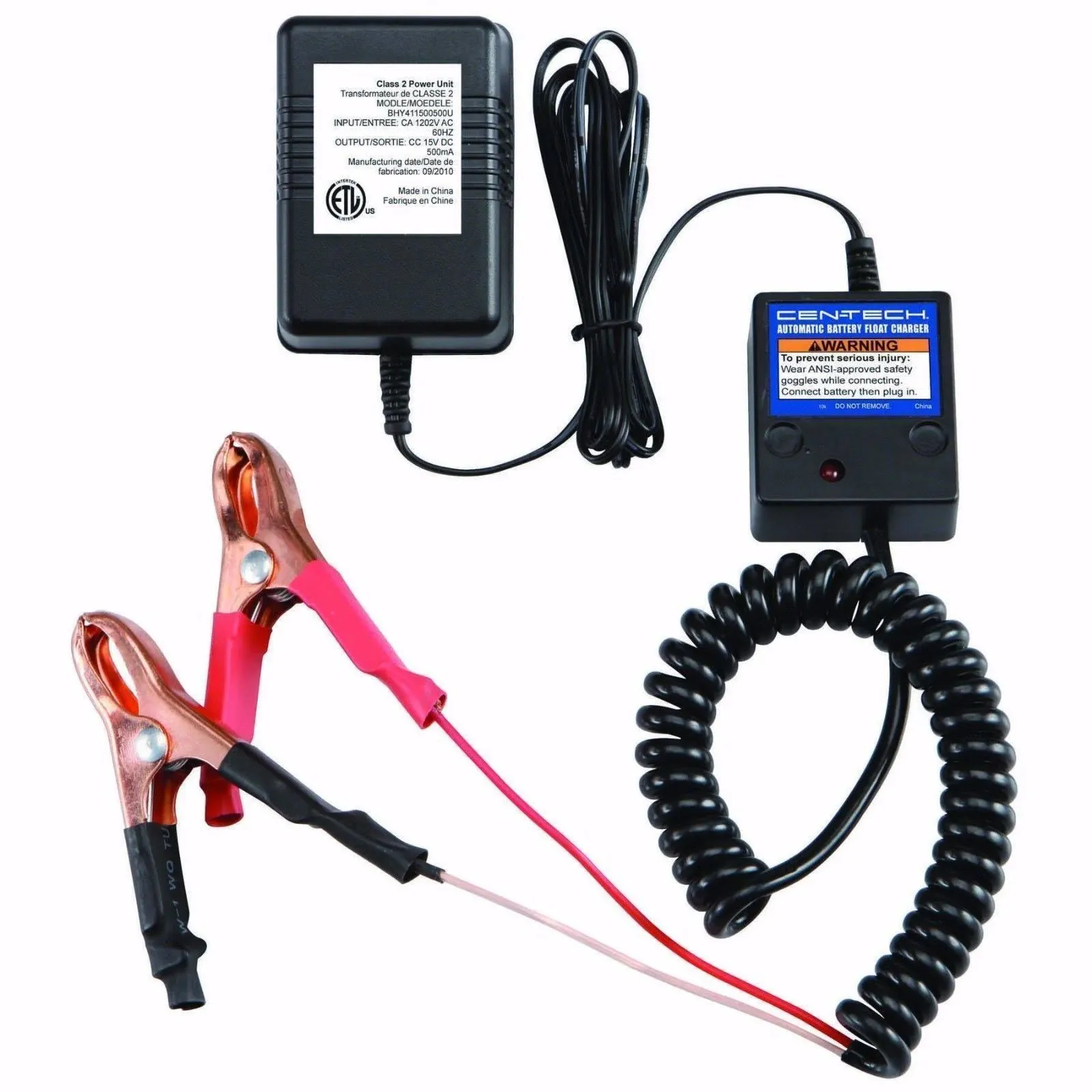 Cen-Tech Automatic Battery Float Charger