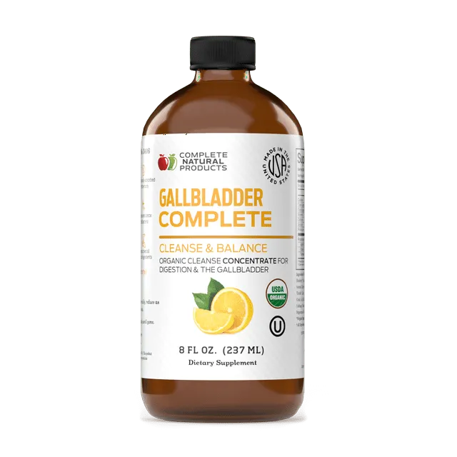 Gallbladder Complete - Natural Organic Liquid Gallstones Cleanse, Support, & Sludge Formula Supplement