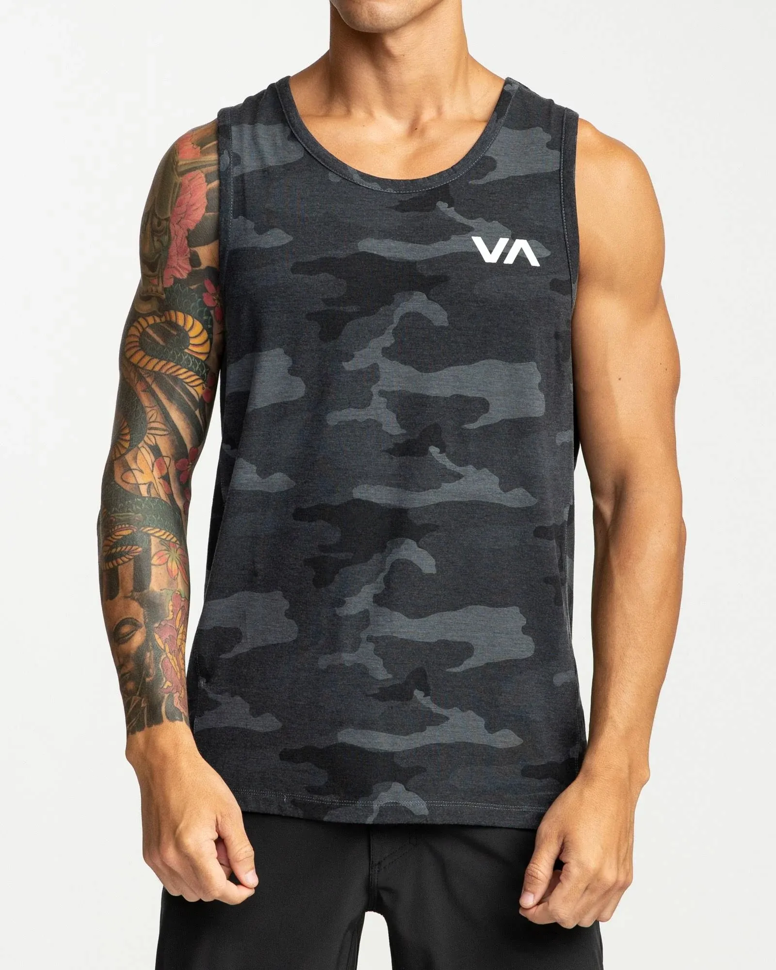 RVCA Sport Vent Tank Top - Black