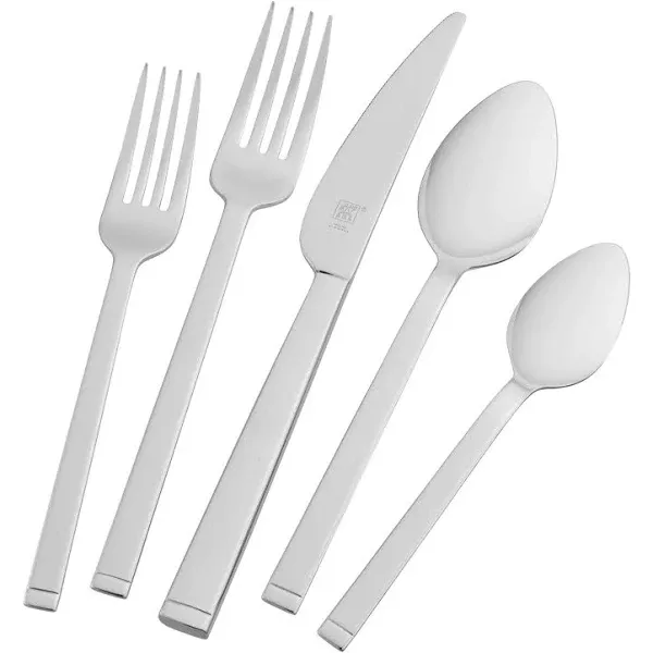 Zwilling Squared 45-pc Flatware Set, 18/10 Stainless Steel